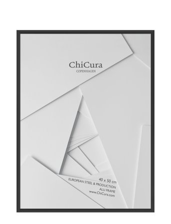 ChiCura Alu Frame 40X50Cm - Glass - Black - 40X50CM