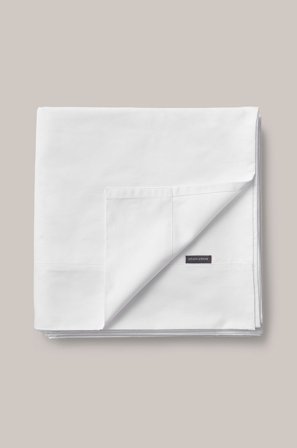 Staycation - Laken Fancy i bomullssateng - Hvit - Laken - 150X270 - Fra Homeroom