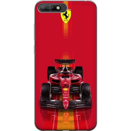 Yhteensopiva Puhelinkuori Huawei Huawei Y6 (2018) Ferrari Formula 1 -auto ikonisessa punaisessa muotoilussa urheilullisella tarkkuudella