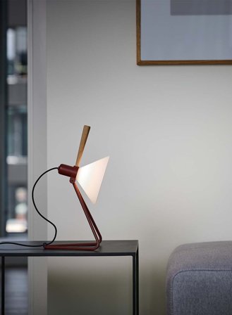 Spot bordlampe/vegglampe - rød