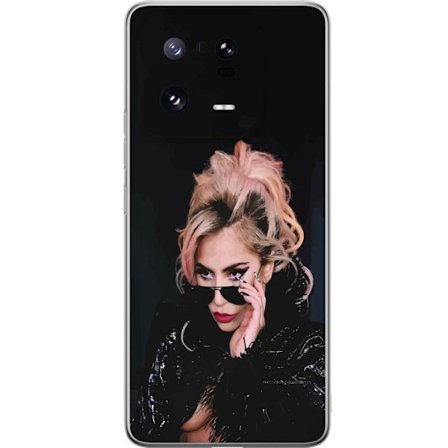 Kompatibelt Mobildeksel til Xiaomi 13 Pro Lady Gaga portrett med solbriller og dramatisk sminke i mørk glamorøs stil