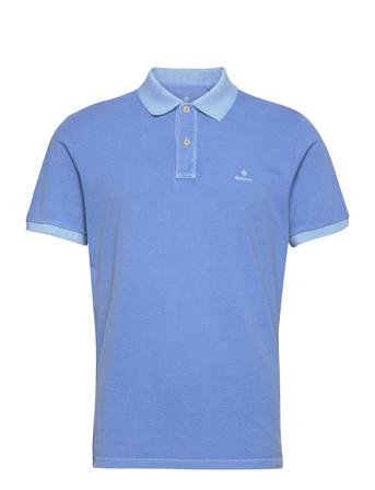 D2. Sunfaded Pique Ss Rugger Polos Short-sleeved Blå GANT