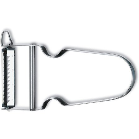 Keittiövälineet Julienne-kuorija, värähtelevä terä, harmaa