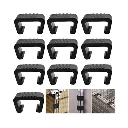 10 stk Sofa Rattan Stoler Connector Festeklemme Utendørs Wic