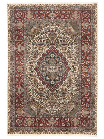 Kashmar Fine Rug Oriental Brown/Black (Wool, Persia)