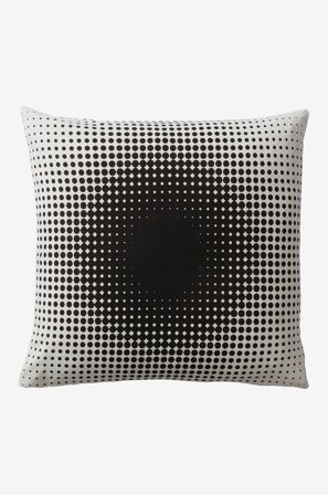 Jotex - Putetrekk 50x50 Cm Naturhvit/svart - DOTS - Kjøp Pynteputer & trekk hos Jotex