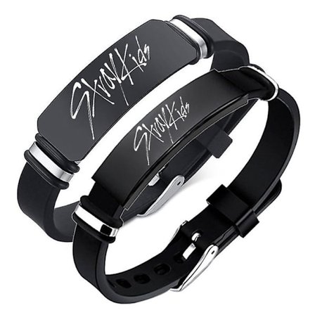 2-pakning Kpop Stray Kids Merch Armbånd, Stray Kids Charm Silikonarmbånd Smykker For Gaver