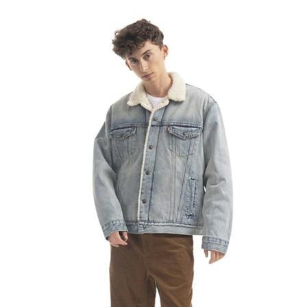Levi's - Jeansjackor - Blå - Herr - Storlek: M, Herr, Storlek: M