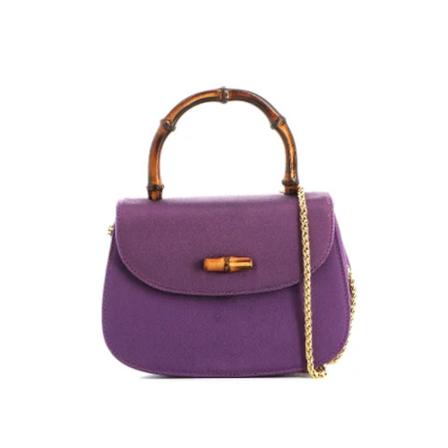 Gucci Vintage, Pre-owned Satin gucci-bags Paars, Dames, Maat:ONE Size