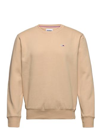 Tjm Regular Fleece C Neck Beige Tommy Jeans