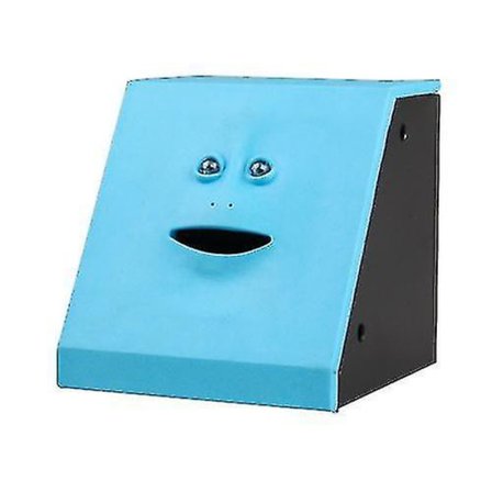 Ansigtsbank Ansigtspengekrukke Automatisk Spisning Mønt Og Pengeboks Piggy Bank