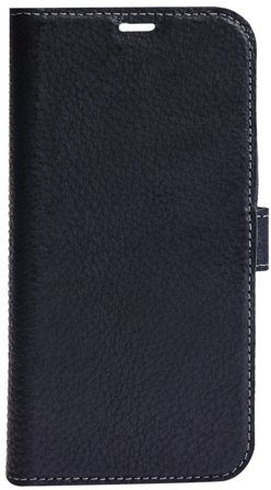Essentials iPhone 12 mini leather wallet, detachable, Black
