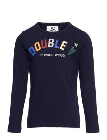 Kim Arch Kids Ls T-Shirt Blue Wood Wood