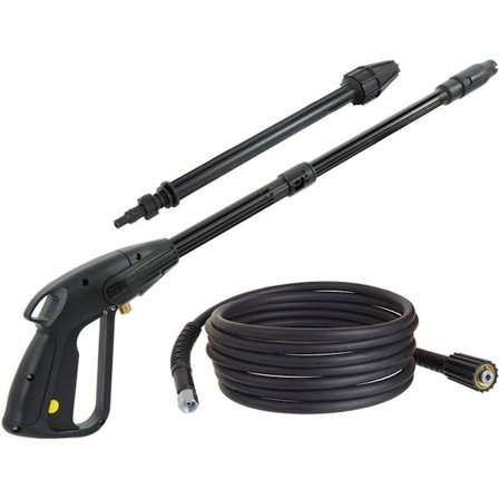 Sprøytepistol med roterende dyse Sprøytepistol, justerbar dyse, 10 m høytrykk