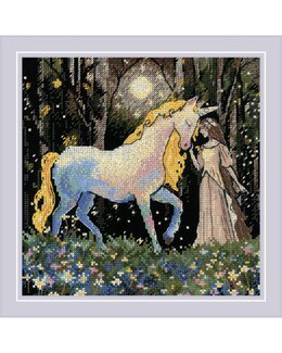 Stickpackung Bild Einhornmärchen