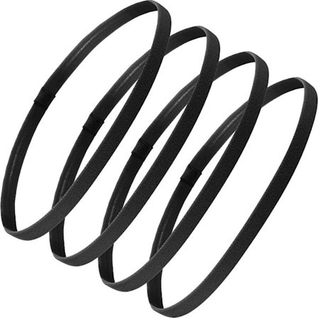 4 stk tykke, sklisikre, elastiske sportshodebånd