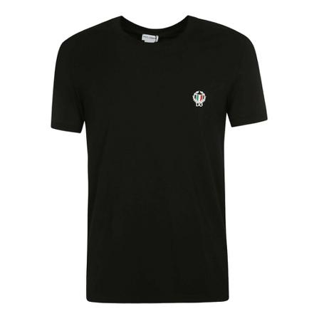 Dolce & Gabbana Logo-Embroidered T-Shirt Sort, Herre T-shirts