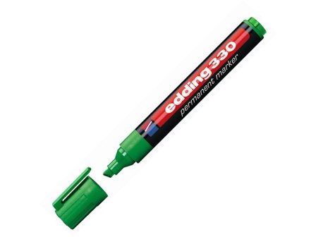 edding Märkpenna Edding 330 grön - Lyreco - Kontorsmaterial - Pennor - Märkpennor - Skuren spets