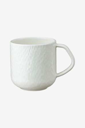 Denby - Muki Carve White - Valkoinen - Kupit & mukit - - Homeroom