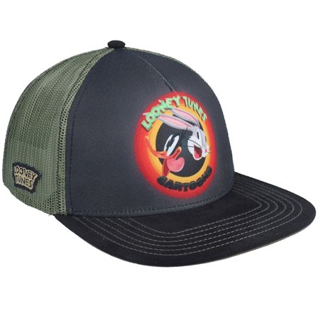 Capslab - Noir trucker Casquette - Looney Tunes Quote Grey/Black Trucker @ Hatstore