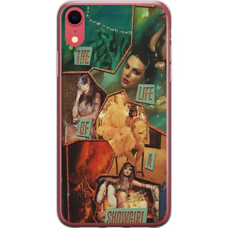 Kompatibelt Mobildeksel til Apple Apple iPhone XR Taylor Swift Livet som Showgirl - Gylne Showgirl med Hatt og Glamour