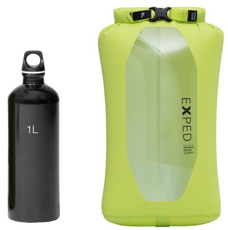 Exped Drybag Versa Clear 5 Lime