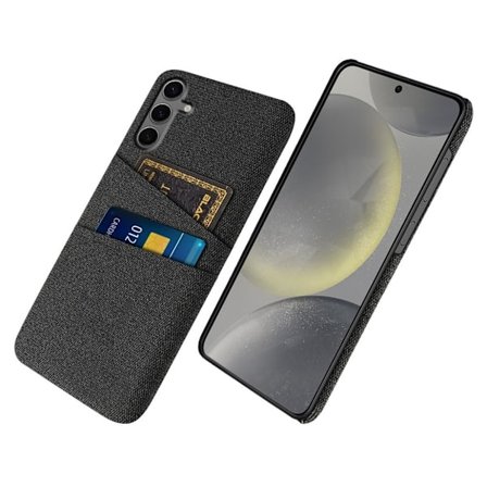 Samsung Galaxy S24 FE case with dual card slots - Black