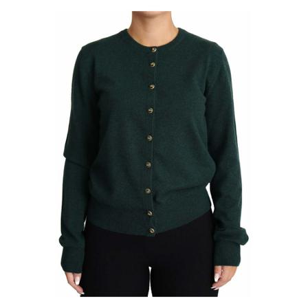 Dolce & Gabbana, Cardigans Zielony, Kobieta, Rozmiar: S