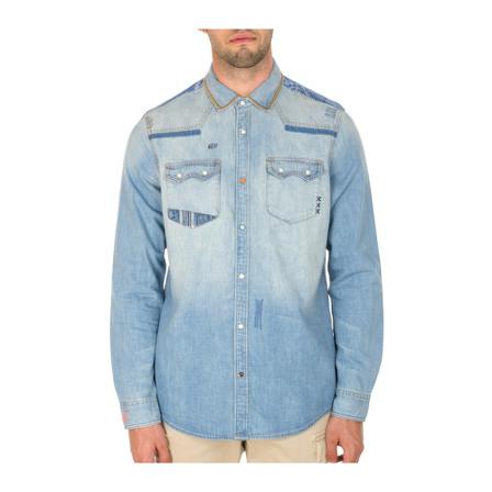 Scotch & Soda Denim Shirts Blå, Herre Skjorter