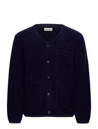 Casual Friday Cfwilli O218 Wool Fleece Jacket - Navy - S