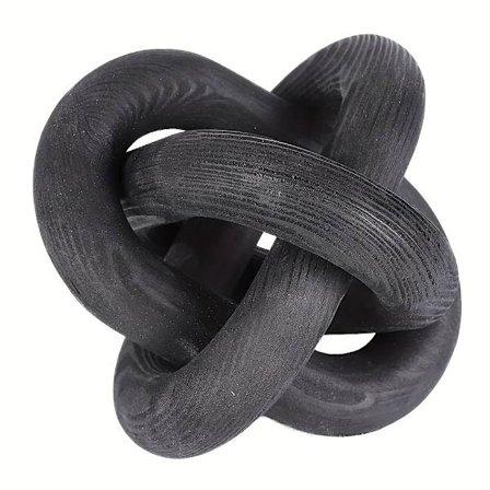 Træ Kædeled Dekorationer, Håndlavede Udskårne Træknuder