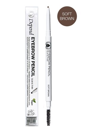 Depend Cosmetic Eyebrowpen. Slim&Thin Softbrown - Nude - ONE SIZE