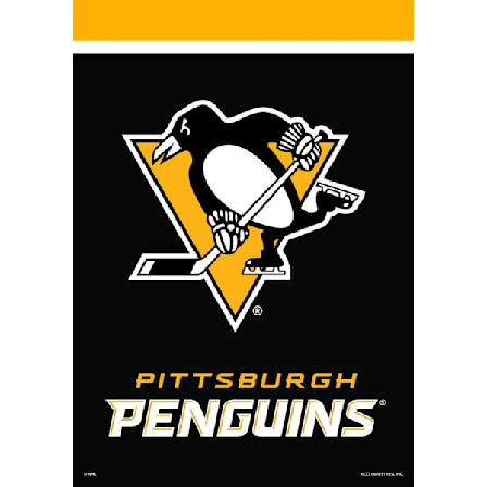 SAYTAY Sparo Pittsburgh Penguins Haveflag Hockey Licens 12,5" x 18"