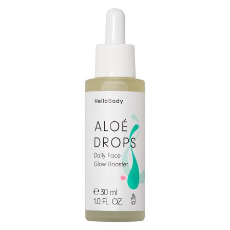 HELLO BODY Aloé Drops 30ml - Siero viso illuminante