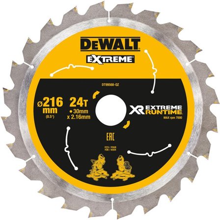 Dewalt DT99568 Sagklinge 24T, Maskintilbehør & forbruk