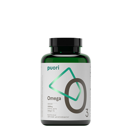 Puori O3 Omega-3 80% 2000 mg 120 kapselia