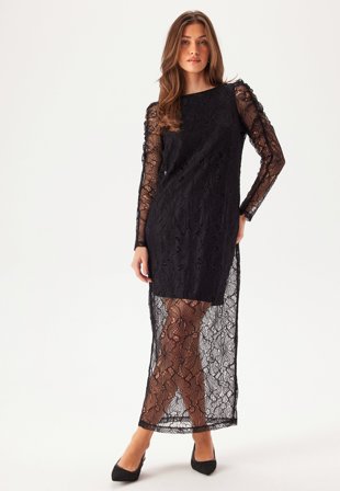 VILA-Vibiana Lace L/S ANKLE DRESS A-34