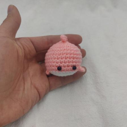 Cartoon Animal Keychain Hängande Handgjord Virkad Pendel Car Ba A2
