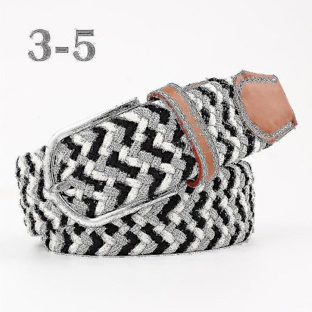 Herrar Bälte Födelsedagspresent Midjebälte Fläta Klassiskt Spänne Midjeband Justerbart Blandade 3 Färger