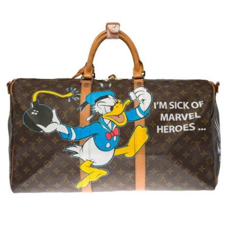 Louis Vuitton Vintage, Pre-owned Canvas louis-vuitton-bags Bruin, Dames, Maat:ONE Size,leer