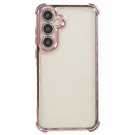 For Samsung Galaxy A55 5G Gjennomsiktig Deksel Sidehjerte Elektroplettert TPU Telefondeksel (Stil F)