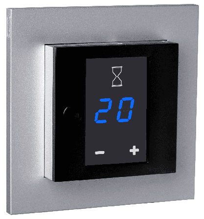 ELKO Plus displ tidsbryter 16A ALU