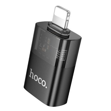 Hoco USB-A Till Lightning Adapter UA36 - Svart