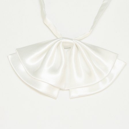 Kvinnlig fiskstjärt förknuten knut fluga slips upp justerbar enfärgad