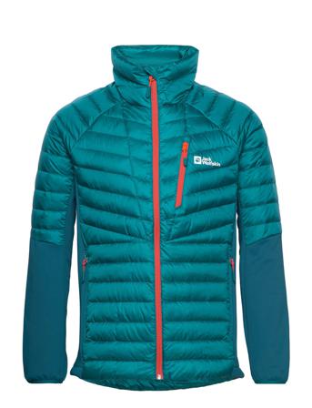 Nebelhorn Down Hybrid M Fodrad Jacka Blå Jack Wolfskin