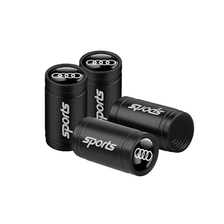 Bil Hjul Dekk Ventilhetter Felg Stamme Beskyttelse Luftstøv for OOOO Audi RS S SLINE A1 A3 8P A4 B5 B7 B8 A5 A6 C6 C7 A7 A8 Q3 Q5 Q7