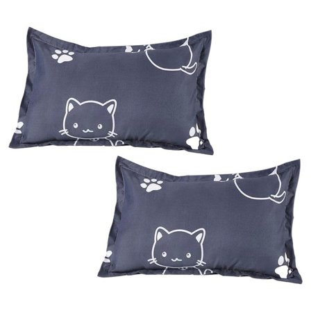 2-pack sommar örngott set i aloe vera bomull