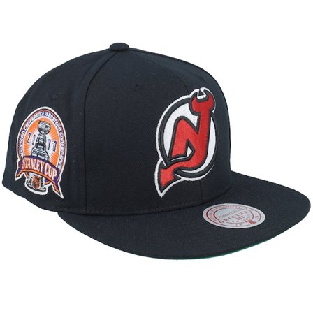 Mitchell & Ness - NHL Black snapback Czapka Z Daszkiem - New Jersey Devils Top Spot Black Snapback @ Hatstore
