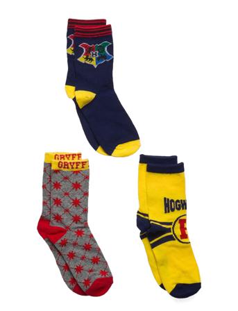 3 Pack Socks Socks & Tights Socks Multi/mønstret Harry Potter