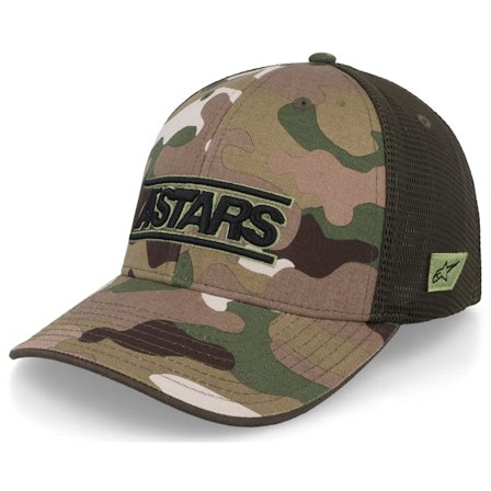 Alpinestars - Camo trucker Kasket - Proximity Mesh Back Multicam Hat Green Trucker @ Hatstore